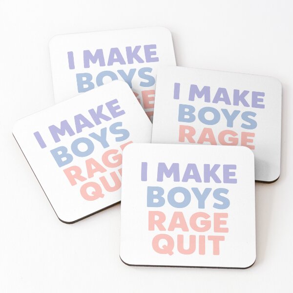 Item preview, I make Boys Rage Quit Simple Design designed and sold by UKPerfectPrints.