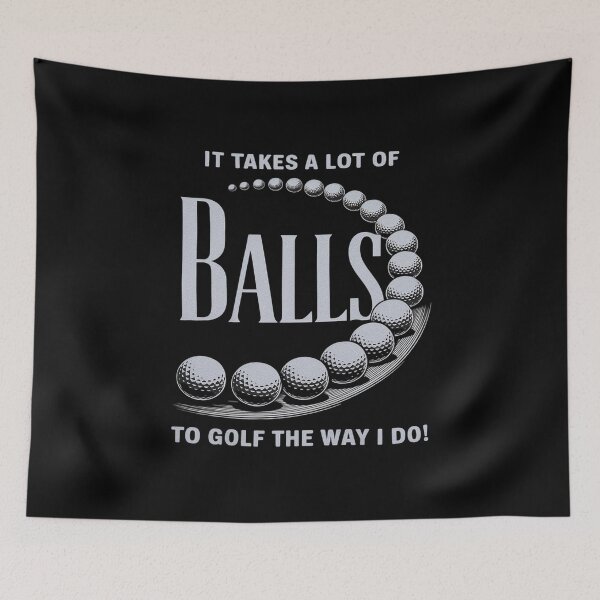 Item preview, Golf Pun Takes Balls To Golf designed and sold by LAZAR-EG.