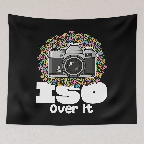 Item preview, ISO OVER IT - PHOTOGRAPHER GIFT designed and sold by KEF Custom.