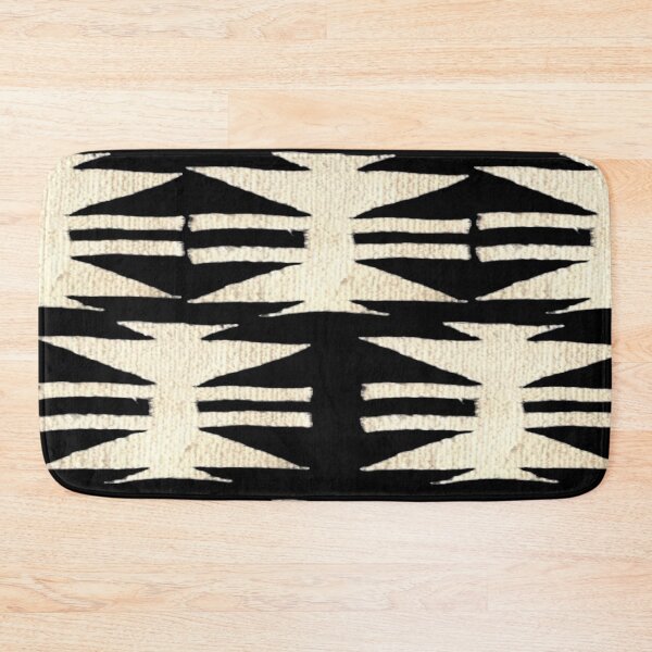 Item preview, Dark Blue and Off White Kilim Design Digital Pattern ldandrade designed and sold by Licorice Moon.