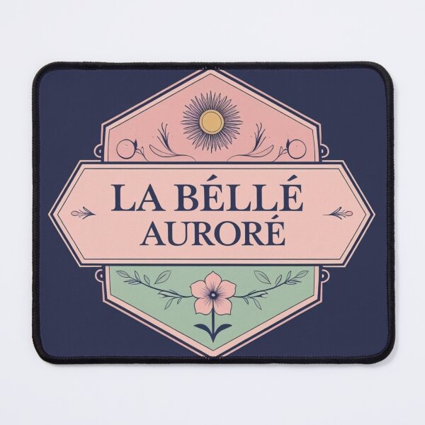 Item preview, Elegant Vintage French Café Logo Featuring Floral and Sunburst Motifs designed and sold by Rue Market.