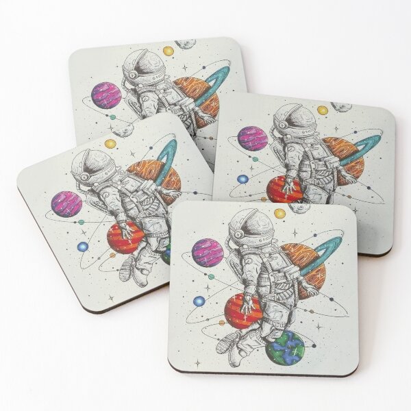 Item preview, Astronaut making paper airplanes  designed and sold by The Art Vibe.