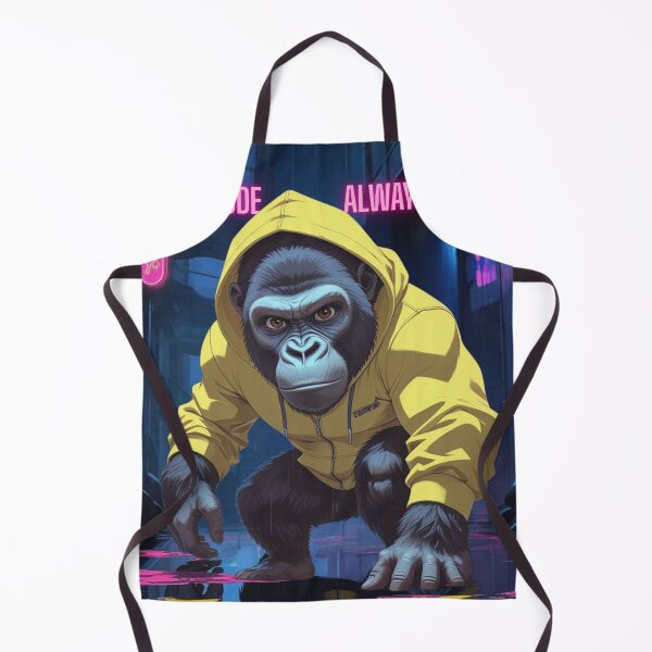 Item preview, Cyberpunk Gorilla designed and sold by Quiet Spark Studio.