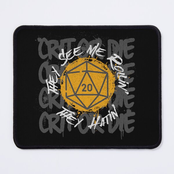 Item preview, D&D They See Me Rollin' They Hatin' D20 designed and sold by sunburstrpg.