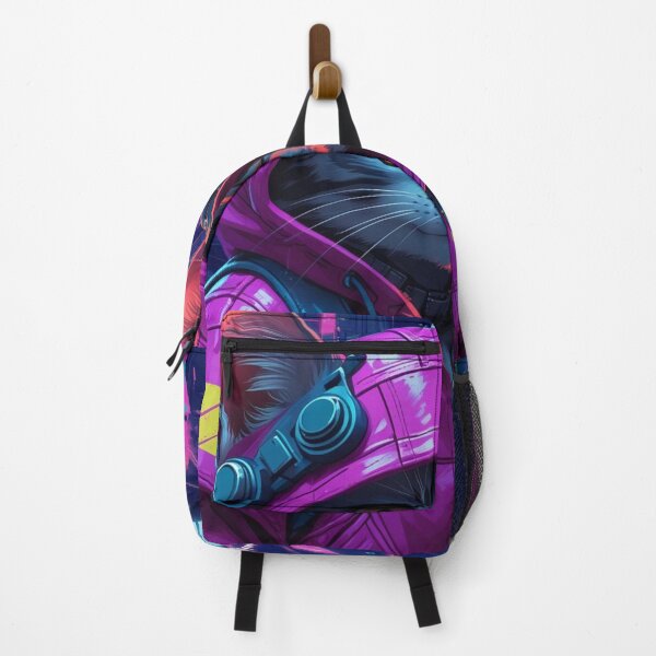 Item preview, Cyberpunk Cat designed and sold by Quiet Spark Studio.