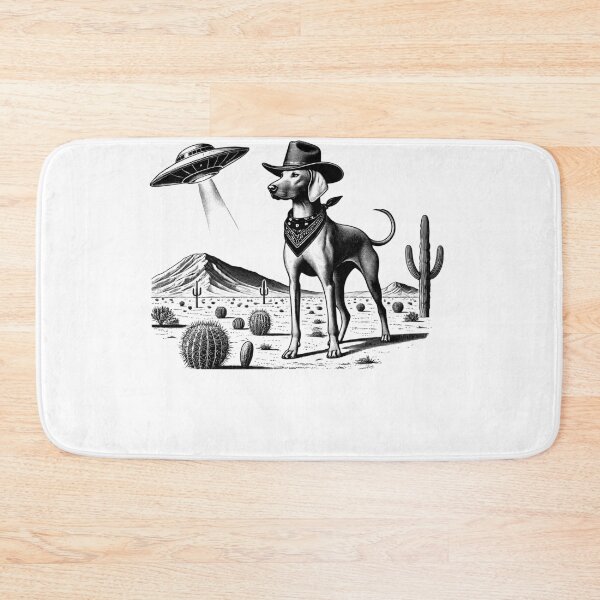 Item preview, Vintage Retro Pharaoh Hound UFO Western Country Wild West Dog Mom Dad designed and sold by Kimberley King Art  King Art.