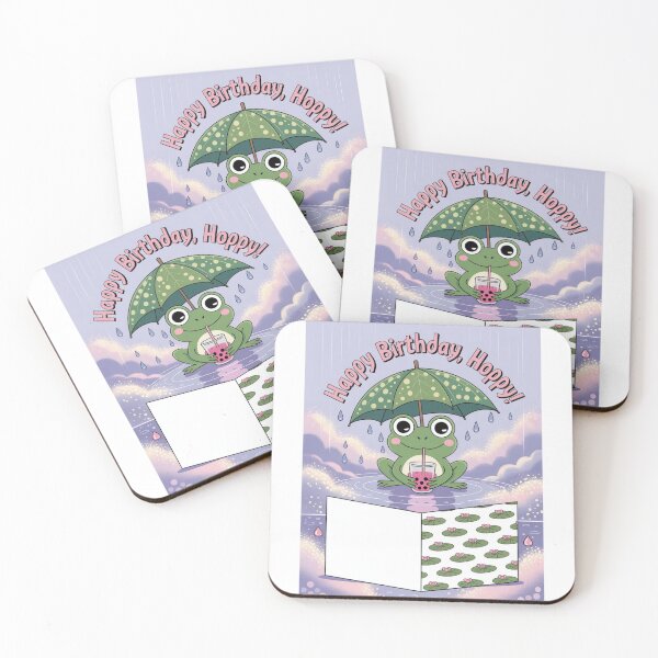 Item preview, Kawaii Frog Boba Birthday Shirt – Happy Birthday Hoppy! designed and sold by MOTAS FASHION .