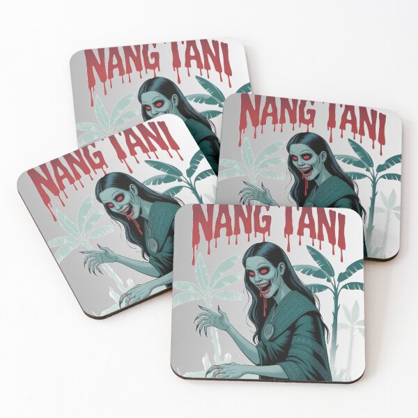 Item preview, "Nang Tani Ghost – Thai Horror Banana Spirit Art | MODTHAI Creepy Folklore Print or Shirt Design" designed and sold by Modthai.