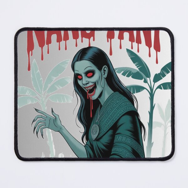 Item preview, "Nang Tani Ghost – Thai Horror Banana Spirit Art | MODTHAI Creepy Folklore Print or Shirt Design" designed and sold by Modthai.