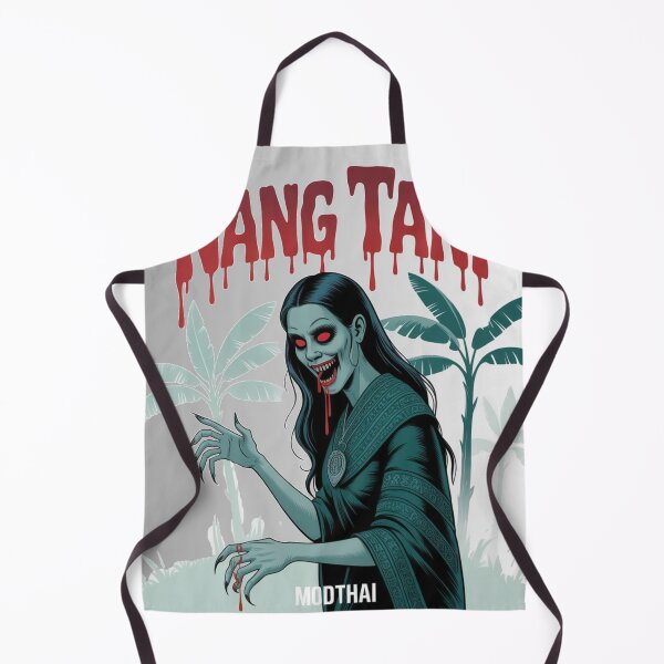 Item preview, "Nang Tani Ghost – Thai Horror Banana Spirit Art | MODTHAI Creepy Folklore Print or Shirt Design" designed and sold by Modthai.
