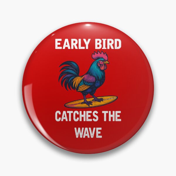 Item preview, Early Bird Catches The Wave (with White Lettering) designed and sold by VelvetRoom.