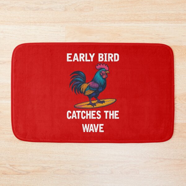 Item preview, Early Bird Catches The Wave (with White Lettering) designed and sold by VelvetRoom.