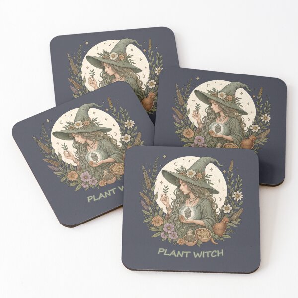 Item preview, Plant Witch Aesthetic, Botanical Magic & Wiccan Soul nature witch, herbalism, wicca, pagan, crystals, moon phases, earth magic designed and sold by Collagedream.