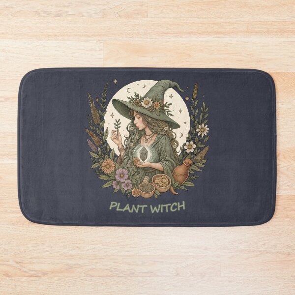 Item preview, Plant Witch Aesthetic, Botanical Magic & Wiccan Soul nature witch, herbalism, wicca, pagan, crystals, moon phases, earth magic designed and sold by Collagedream.