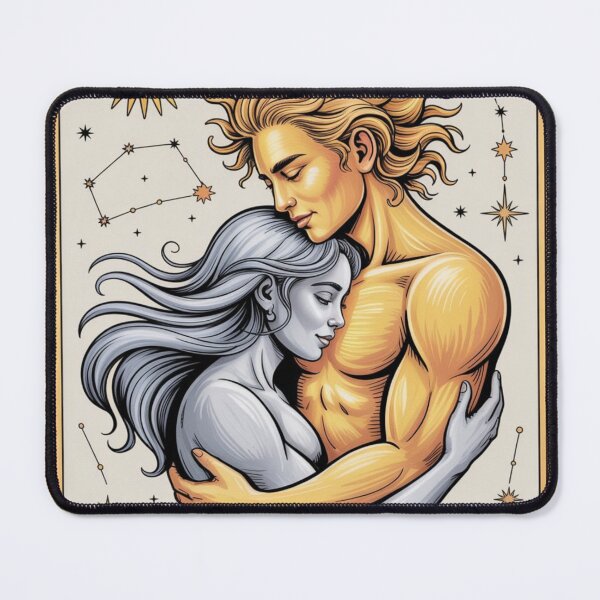 Item preview, Sun and Moon Lovers Embrace – Tarot Celestial Aesthetic designed and sold by MOTAS FASHION .