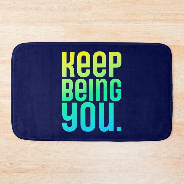 Item preview, Keep Being You - Sunshine Mint Sky Blue Gradient designed and sold by sillyjess.