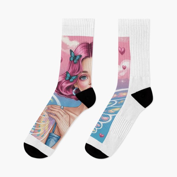 Item preview, Y2K Fairycore Girl with Pink Hair and Butterflies Aesthetic  designed and sold by MOTAS FASHION .