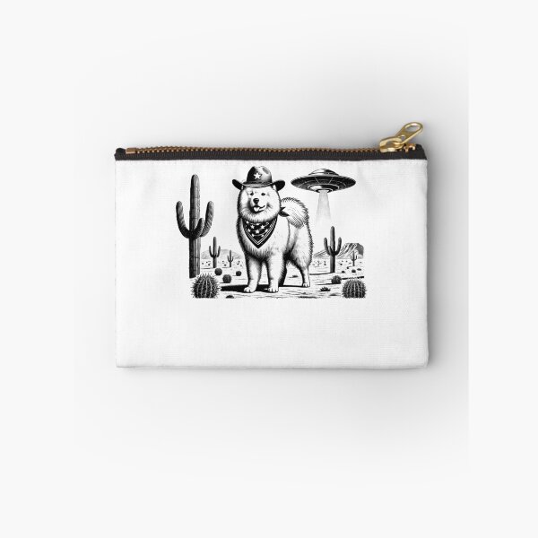 Item preview, Vintage Retro Samoyed UFO Western Country Wild West Dog Mom Dad designed and sold by Kimberley King Art  King Art.