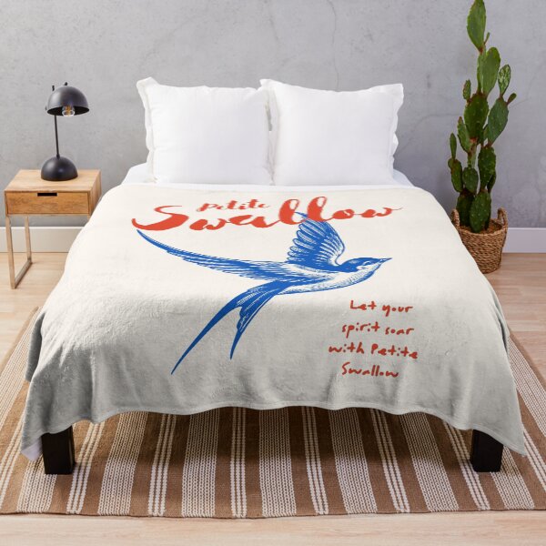 Item preview, Vintage Illustration of Swallow Bird With Handwritten Typography on Beige Background designed and sold by Rue Design Company.