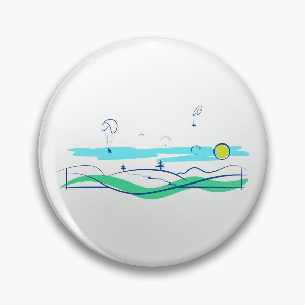 Item preview, Paraglide. Hills and Sky. designed and sold by tabemisa.