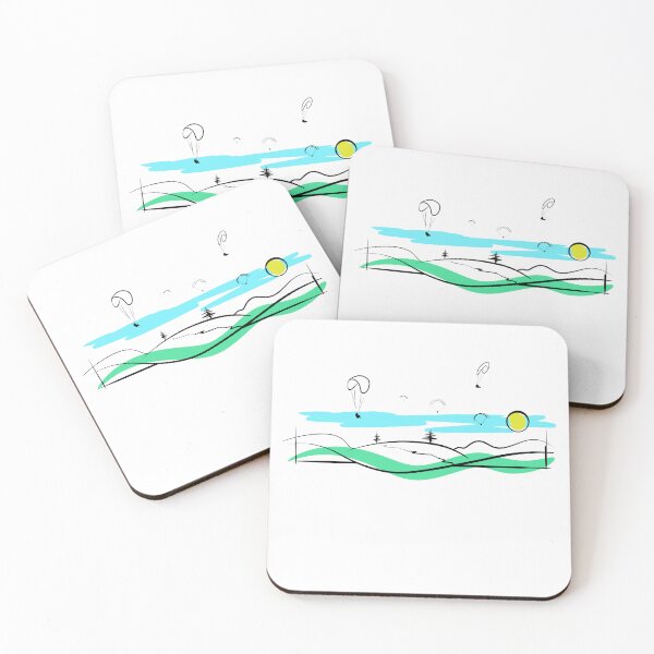Item preview, Paraglide. Hills and Sky. designed and sold by tabemisa.