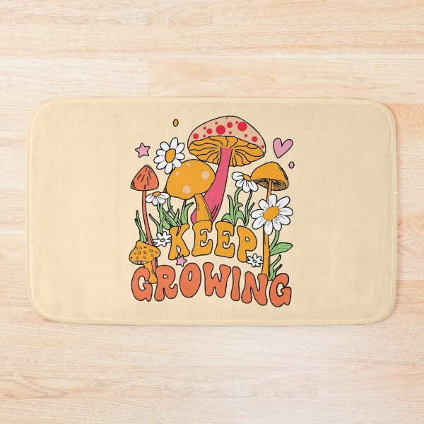 Item preview, Keep growing mushroom and flowers  designed and sold by BrownHorse90s.