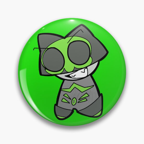 Item preview, ADHD Rust sticker + button (CageCatYT) designed and sold by CageCatYT.