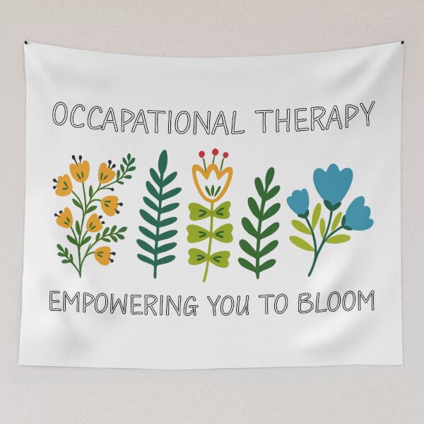 Item preview, Occupational Therapy Empowering You to Bloom designed and sold by Clinomania Art.