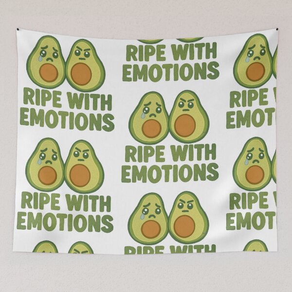 Item preview, “Ripe with Emotions” Avocado Duo designed and sold by CmpsDesigns .