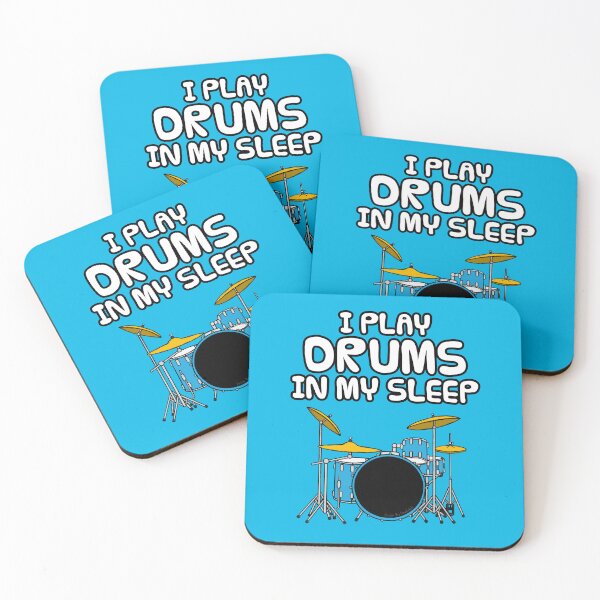 Item preview, I Play Drums In My Sleep, Drummer Sarcasm Funny designed and sold by doodlerob.