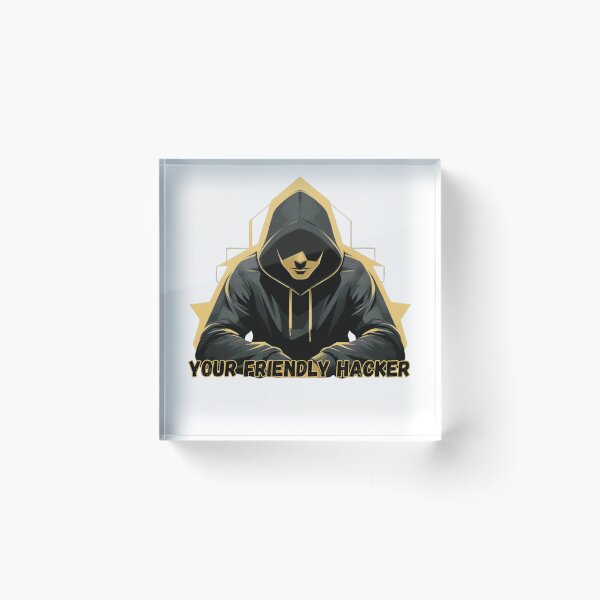 Item preview, Your Friendly Hacker designed and sold by Quiet Spark Studio.