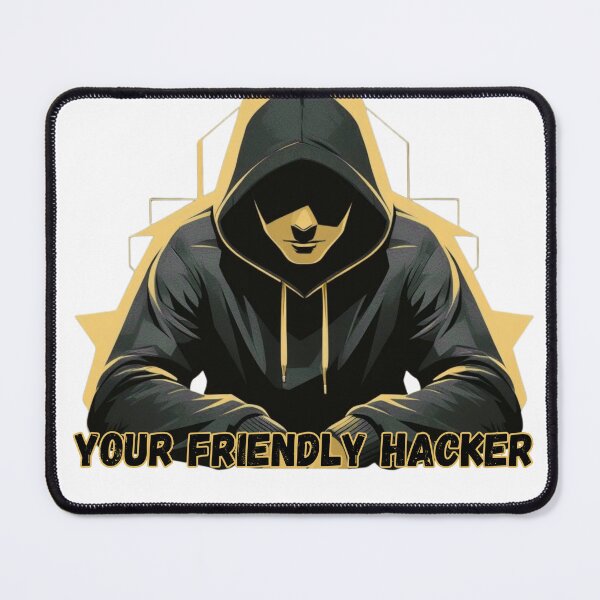 Item preview, Your Friendly Hacker designed and sold by Quiet Spark Studio.