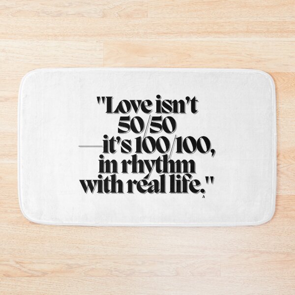 Item preview, Love isn’t 5050—it’s 100100, in rhythm with real life. designed and sold by Finds.