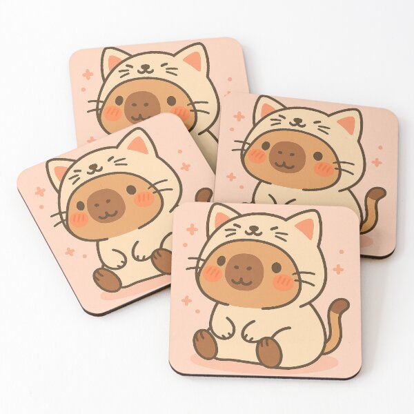 Item preview, Capybara disguised as a cozy cat designed and sold by Mycozydesign.