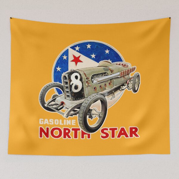 Item preview, North Star Gasoline – Retro Classic Gasoline Brand Design designed and sold by Matalobos / Retro Art & Classic Machines.