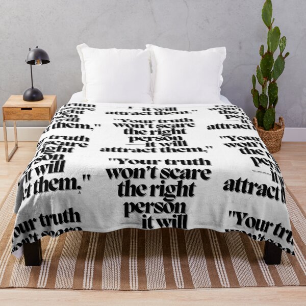 Item preview, Your truth won’t scare the right person—it will attract them. designed and sold by Finds.
