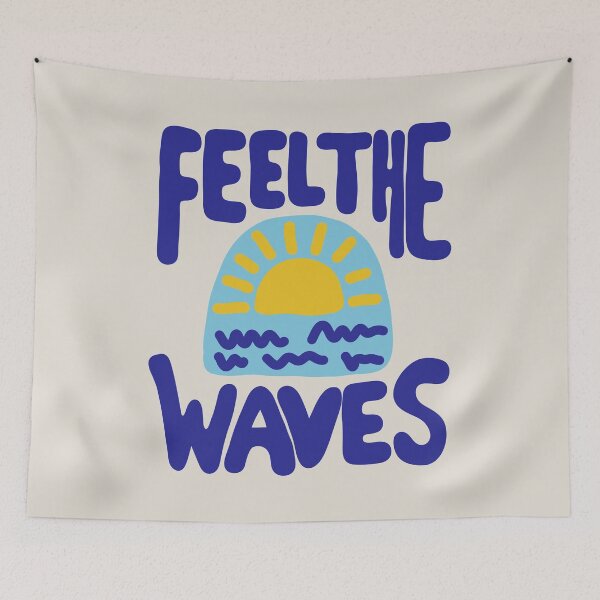Item preview, Feel The Waves designed and sold by SOUND TYPE STUDIO.