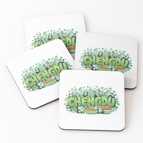 Item preview, Chengdu Panda Pop – Chill Chaos City Sticker designed and sold by Imaginarium of Chaos falcon88 .