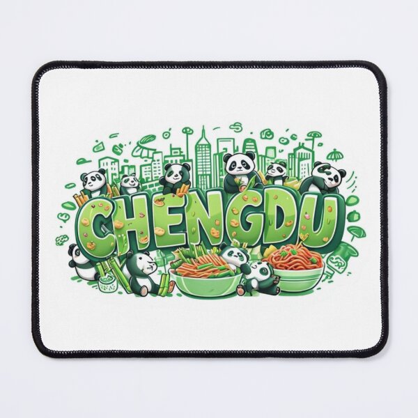 Item preview, Chengdu Panda Pop – Chill Chaos City Sticker designed and sold by Imaginarium of Chaos falcon88 .