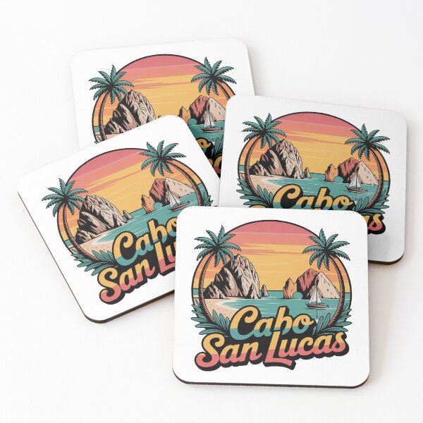 Item preview, Cabo San Lucas Mexico Sticker – Beach Vacation Travel Art designed and sold by carshapes.