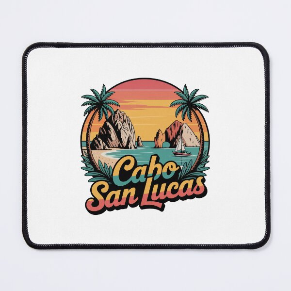 Item preview, Cabo San Lucas Mexico Sticker – Beach Vacation Travel Art designed and sold by carshapes.