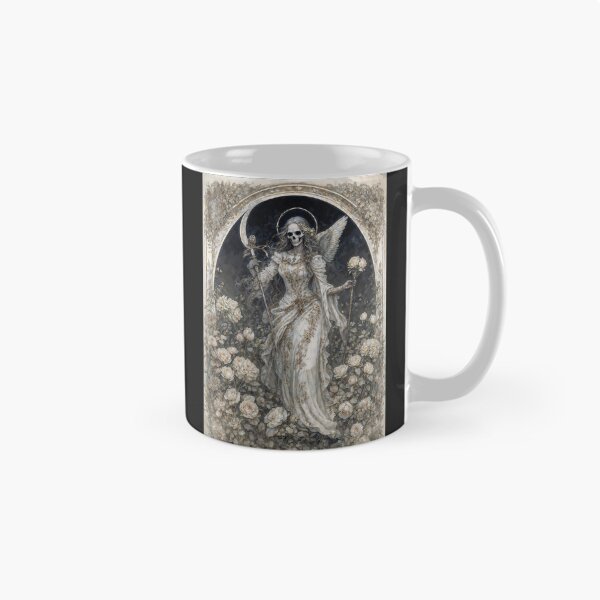 Item preview, La Niña Blanca, White Santa Muerte designed and sold by AliceWhiteDF.