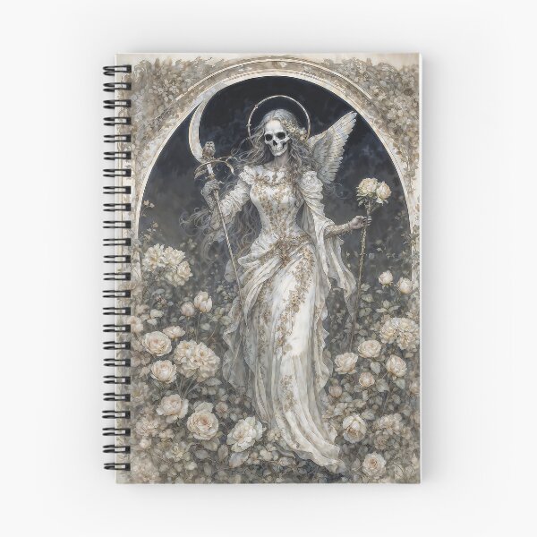 Item preview, La Niña Blanca, White Santa Muerte designed and sold by AliceWhiteDF.
