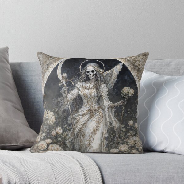 Item preview, La Niña Blanca, White Santa Muerte designed and sold by AliceWhiteDF.