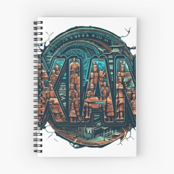 Item preview, Xi’an Ancient Circuit – Time Spiral Sticker designed and sold by Imaginarium of Chaos falcon88 .