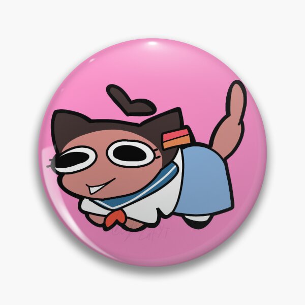 Item preview, BPD Haru Hatake sticker + button (CageCatYT) designed and sold by CageCatYT.