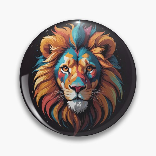 Item preview, Leon's face with many colors designed and sold by MerlinWear.