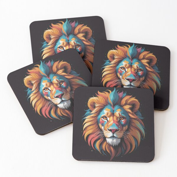 Item preview, Leon's face with many colors designed and sold by MerlinWear.