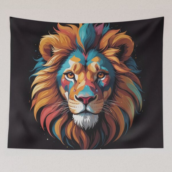 Item preview, Leon's face with many colors designed and sold by MerlinWear.