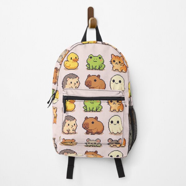 Item preview, Tiny Pixel Friends: Duck, Frog, Cat, Hedgehog, Capybara, Ghost, Hamster, Mouse, Chinchilla designed and sold by retro_pixel.